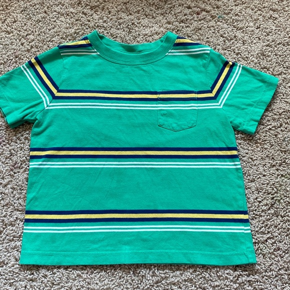 Hanna Andersson Striped Pocket Tee size 4 - Picture 1 of 4